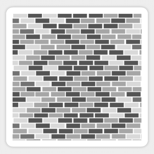 Brick wall pattern art abstract Sticker